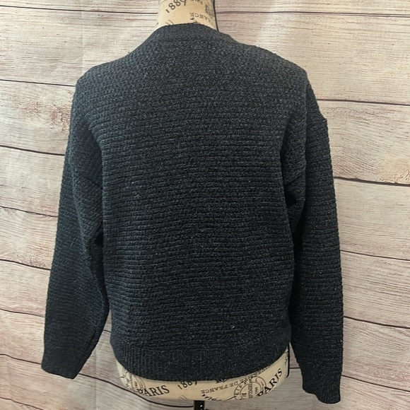 Maria Pavan Sweater Colorful Threaded Details Size XS Brazil Gray - Picture 6 of 9